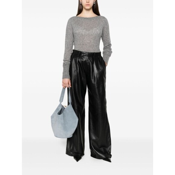 Tom Ford Melange Grey Cashmere-Silk Blend Sweater - NWT